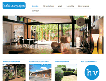 Tablet Screenshot of habitatvision.com